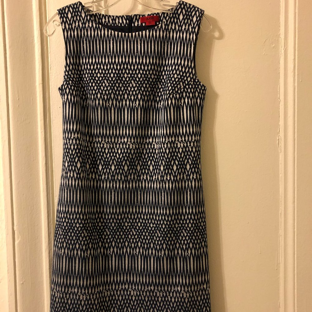 Hugo Boss Women's Silk/Cotton Blue Sleeveless